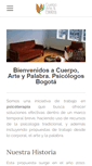 Mobile Screenshot of cuerpoarteypalabra.com